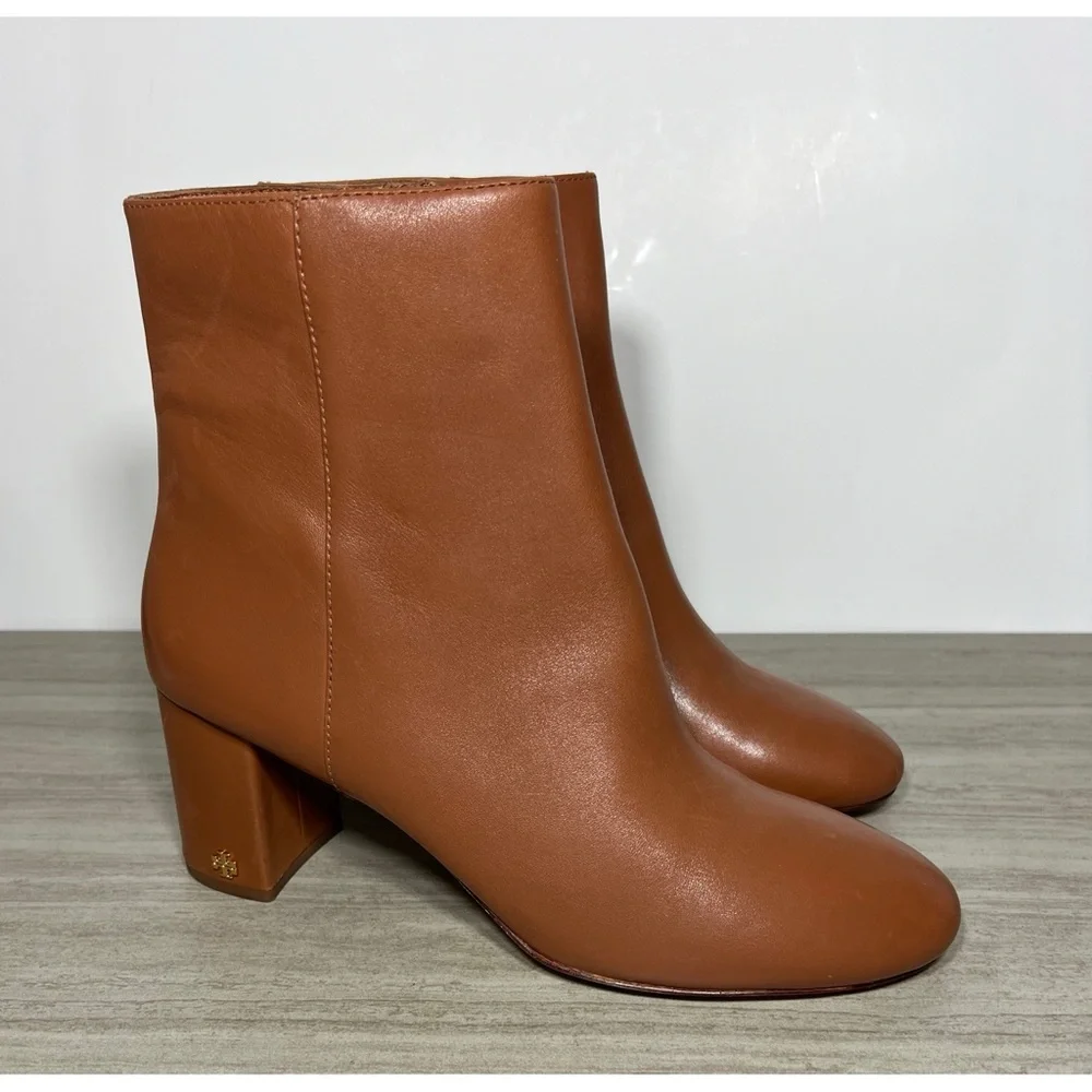 Tory Burch Leather Ankle Boots Booties